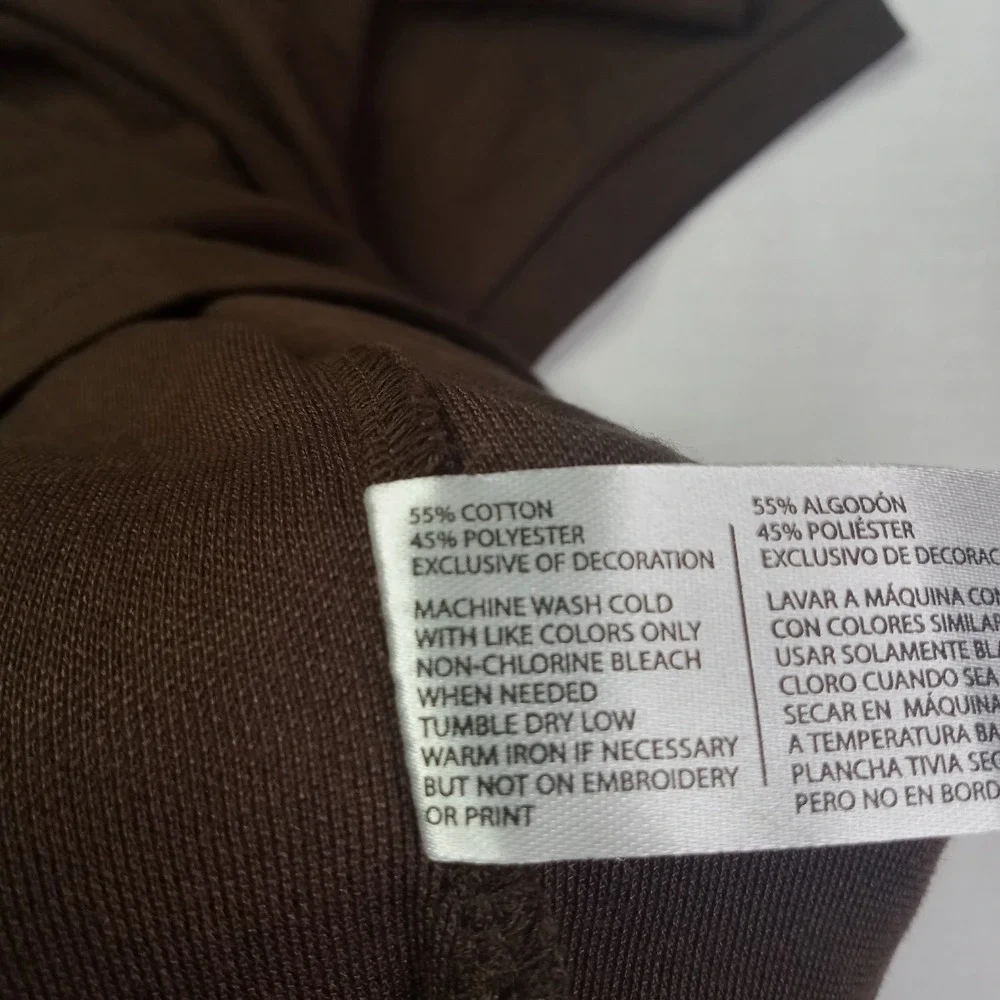U.S. Polo Assn Performance Pique Polo Shirt Men's Size M Medium Brown Stretch